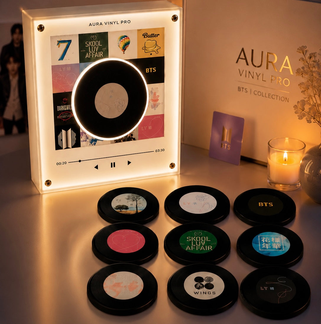 Aura vinyl music box